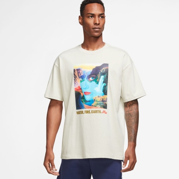 Nike Bring It Out Water. Fire. Earth. Loose Fit Tee Shirt Men’s Size M - Picture 1 of 8